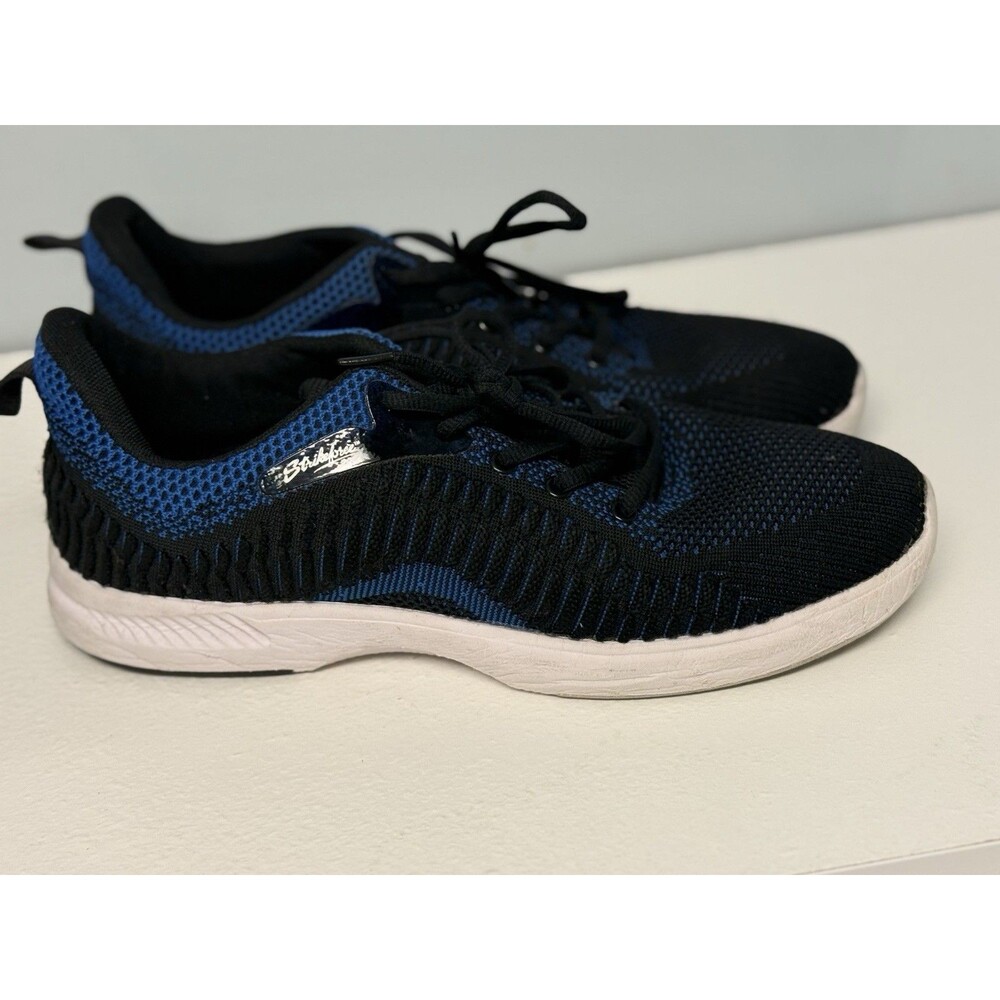 Strikeforce Men’s Bowling Shoes Blue Black Knit Sneaker Comfort Size 11 - Picture 6 of 8